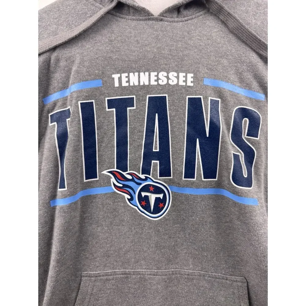 Tennessee Titans NFL Team Apparel Men's Pullover Hoodie Size Medium Grey